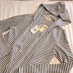 Max Studio Weekend Hooded Terry Beach Wrap